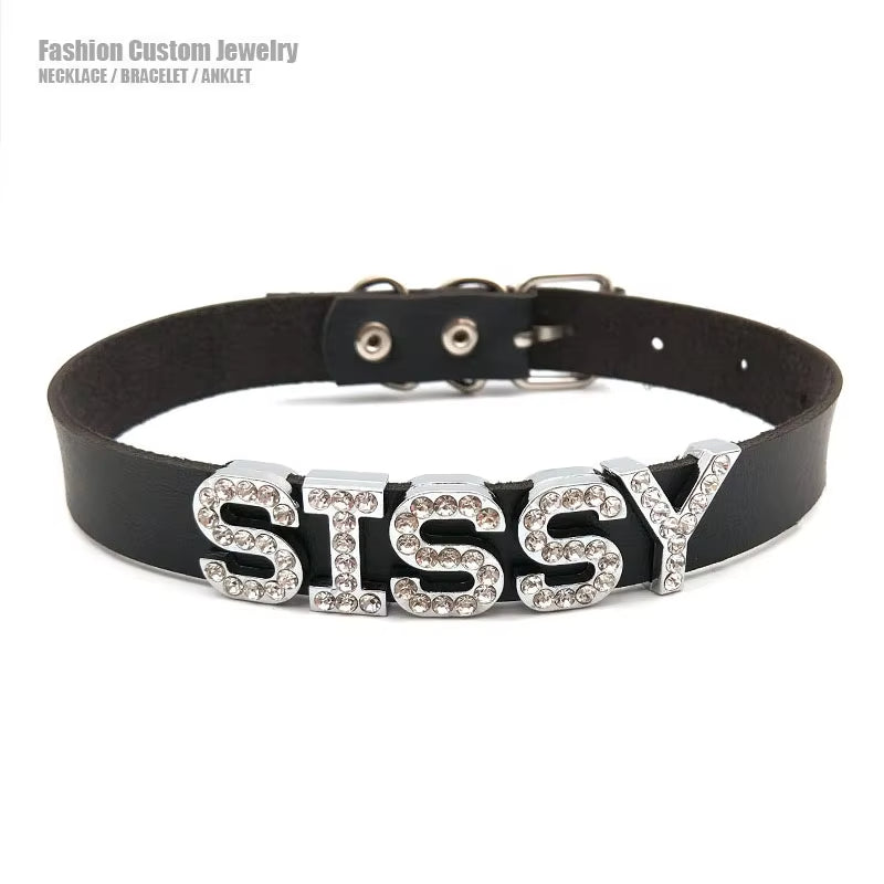 LacyNaughty™ Sexy Custom Name Choker