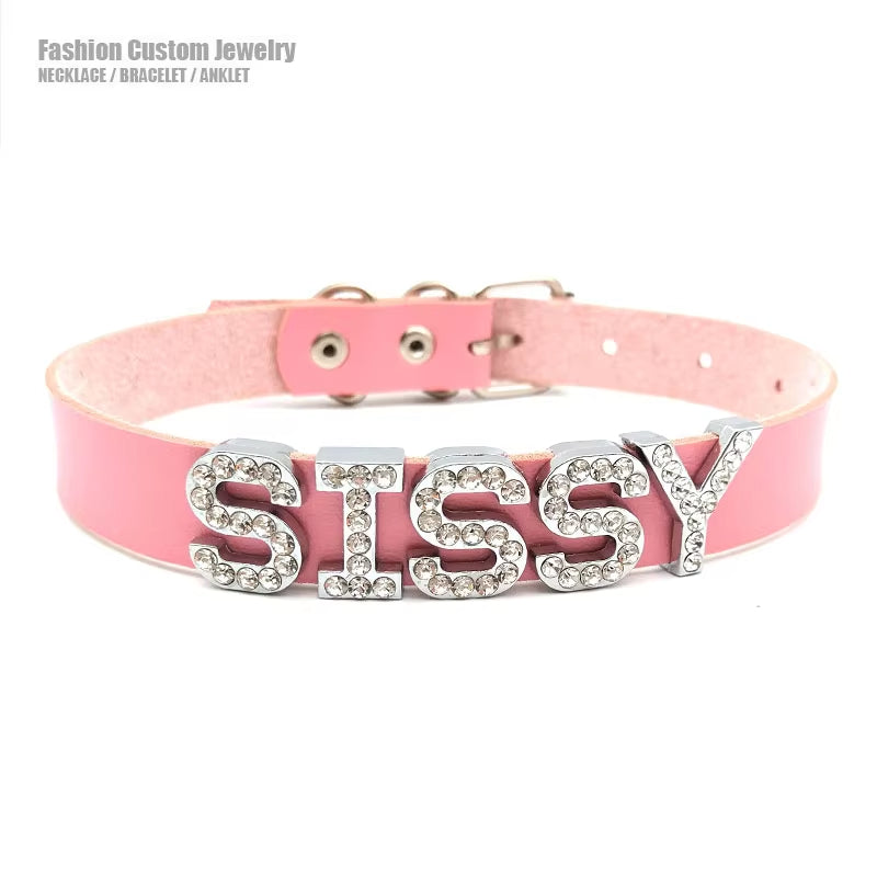 LacyNaughty™ Sexy Custom Name Choker