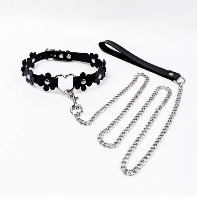 LacyNaughty™ Collar & Leash Set