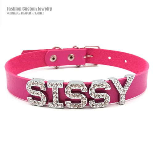 LacyNaughty™ Sexy Custom Name Choker